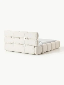 Polsterbett Tayla aus Bouclé