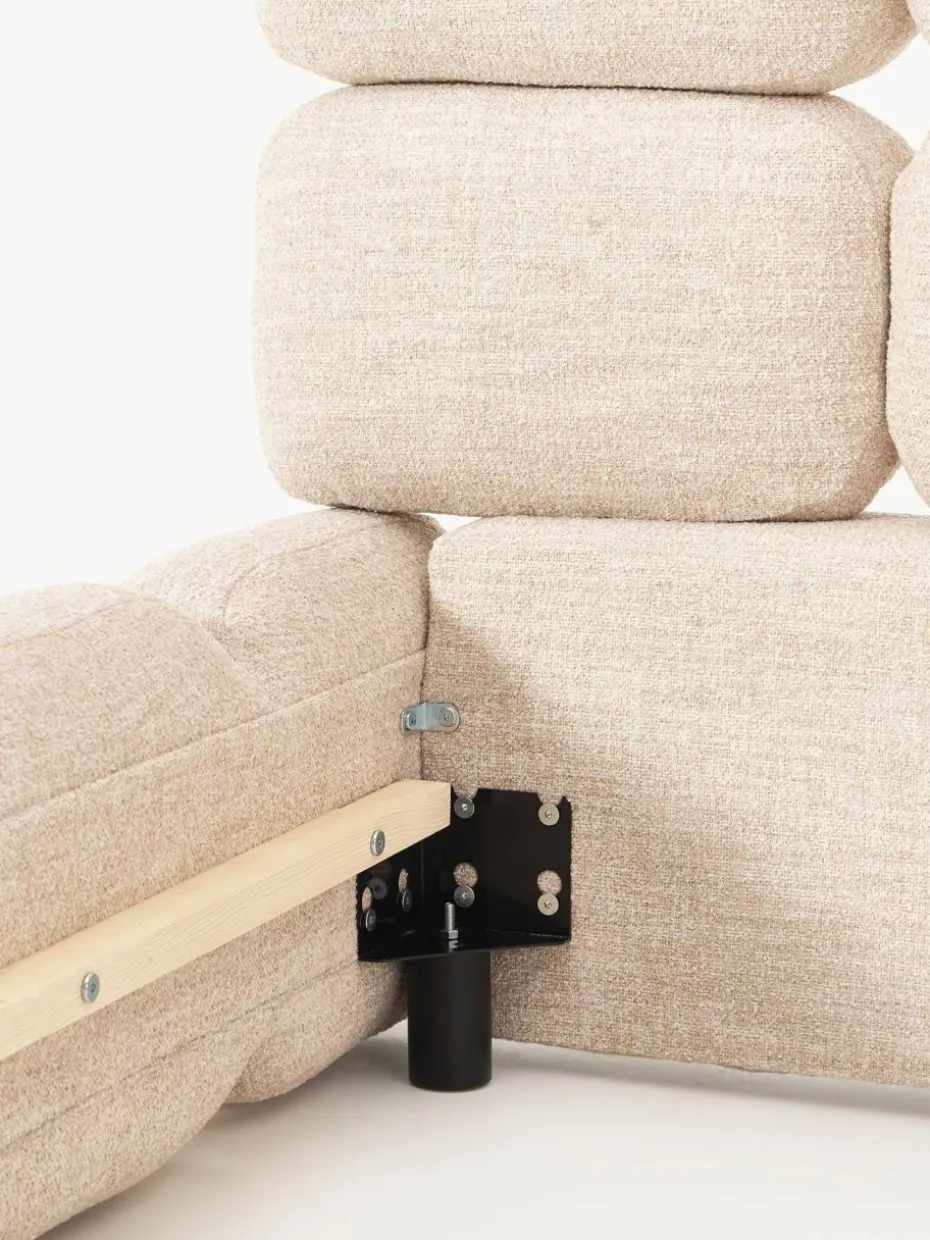 Polsterbett Tayla aus Bouclé