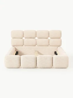 Polsterbett Tayla aus Bouclé