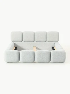 Polsterbett Tayla aus Bouclé