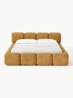 Polsterbett Tayla aus Teddy-Bouclé