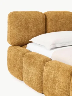 Polsterbett Tayla aus Teddy-Bouclé