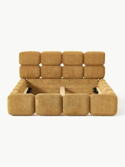 Polsterbett Tayla aus Teddy-Bouclé