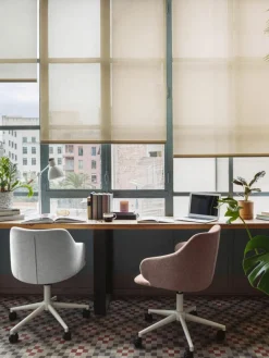 Polster-Schreibtischstuhl Einara, höhenverstellbar