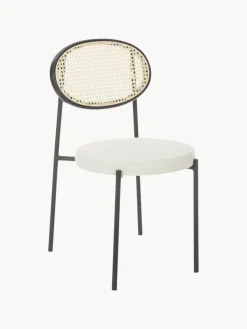 Polsterstühle Remy mit Wiener Geflecht, 2 Stück