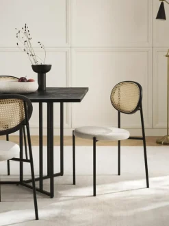 Polsterstühle Remy mit Wiener Geflecht, 2 Stück