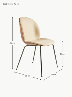 Polsterstuhl Beetle mit Sitzschale