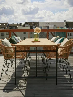 Polyrattan-Armlehnstühle Costa, 2 Stück