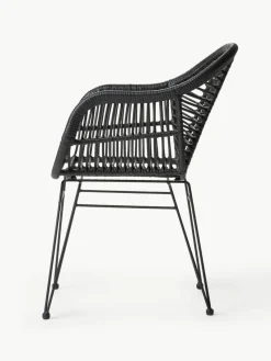 Polyrattan-Armlehnstühle Costa, 2 Stück