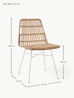 Polyrattan-Stühle Costa, 2 Stück