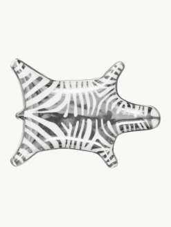 Porzellan Deko-Tablett Zebra