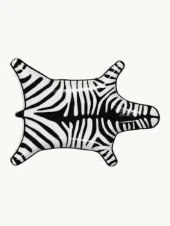 Porzellan Deko-Tablett Zebra