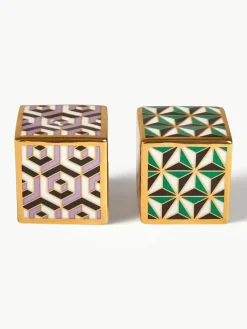 Porzellan Salz- und Pfefferstreuer Versailles mit Gold, 2er-Set