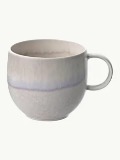 Porzellan-Frühstücks-Set Perlemor Sand, 2 Personen (6-tlg.)