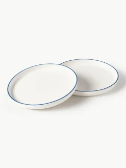 Porzellan-Frühstücksteller Facile, 2 Stück