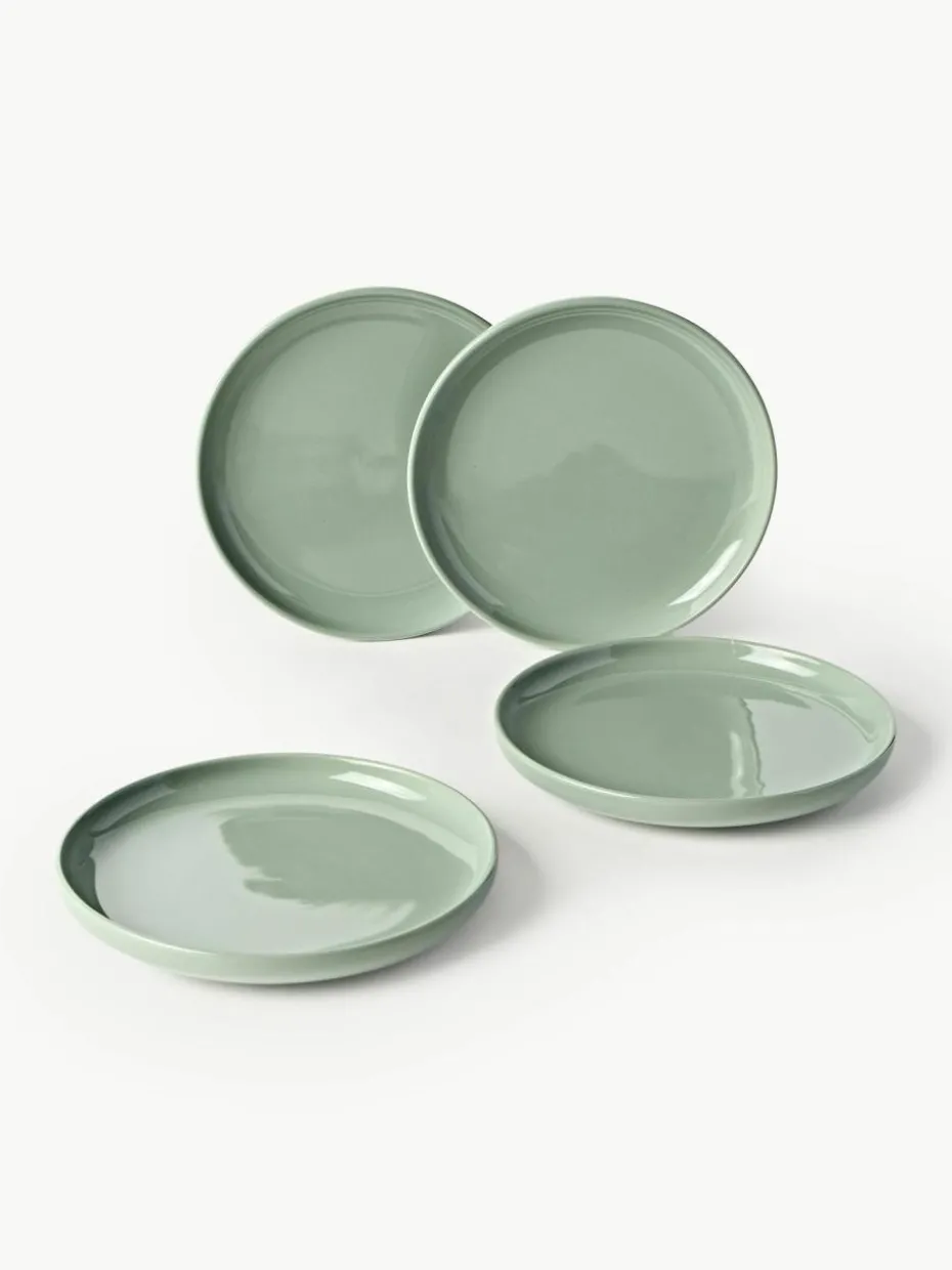 Porzellan-Frühstücksteller Nessa, 4 Stück