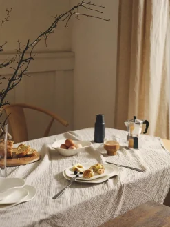 Porzellan-Geschirr-Set Joana in organischer Form, 4 Personen (12-tlg.)