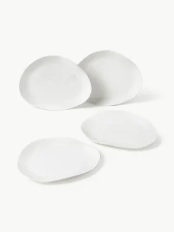 Porzellan-Geschirr-Set Joana in organischer Form, 4 Personen (12-tlg.)