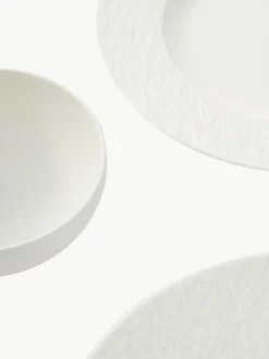 Porzellan-Geschirr-Set Manufacture Rock, 2 Personen (6-tlg.)