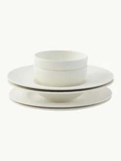 Porzellan-Geschirr-Set Manufacture Rock, 2 Personen (6-tlg.)