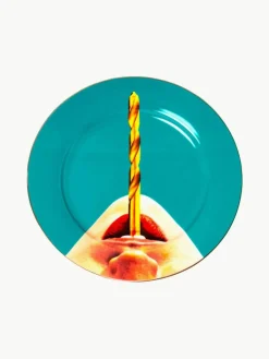 Porzellan-Speiseteller Drill