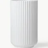 Porzellan-Vase Lyngby, H 25 cm