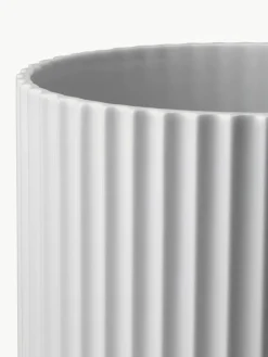Porzellan-Vase Lyngby, H 25 cm