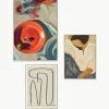 Poster Artwall no. 20 mit Rahmen, 3er-Set