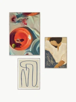 Poster Artwall no. 20 mit Rahmen, 3er-Set