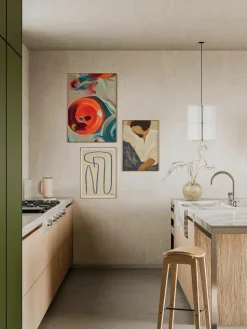 Poster Artwall no. 20 mit Rahmen, 3er-Set