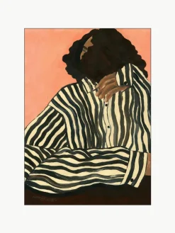 Poster Serene Stripes by Hanna Peterson x The Poster Club