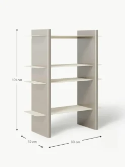 Regal Rami mit Metall-Elementen