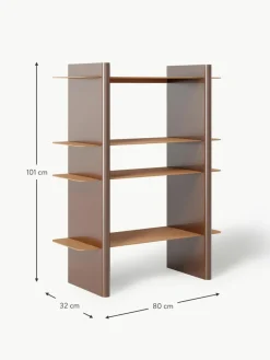 Regal Rami mit Metall-Elementen