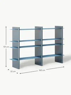Regal Rami mit Metall-Elementen