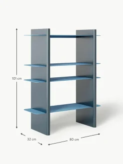 Regal Rami mit Metall-Elementen