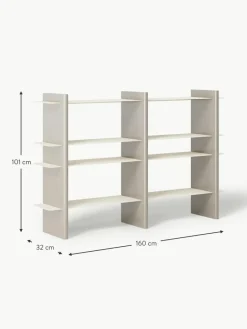 Regal Rami mit Metall-Elementen