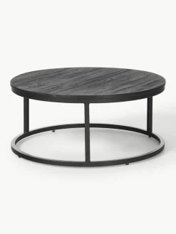 Runde Couchtische Andrew aus Mangoholz, 2er-Set