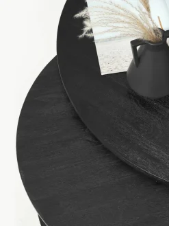 Runde Couchtische Andrew aus Mangoholz, 2er-Set