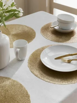 Runde Tischsets Linda, 6 Stück