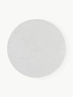 Runder Baumwollteppich Lora, handgewebt