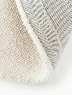 Runder Baumwollteppich Lora, handgewebt