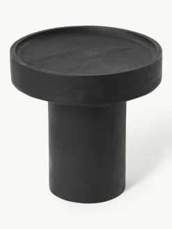 Runder Beistelltisch Benno aus Mangoholz