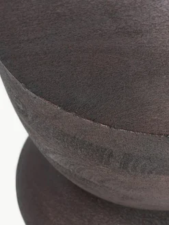 Runder Beistelltisch Benno aus Mangoholz