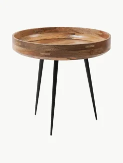 Runder Beistelltisch Bowl aus Mangoholz