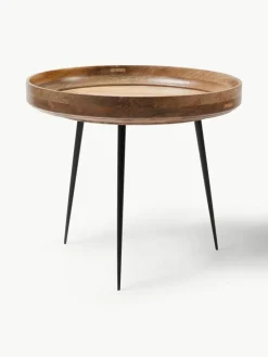 Runder Beistelltisch Bowl aus Mangoholz