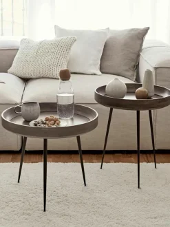 Runder Beistelltisch Bowl aus Mangoholz