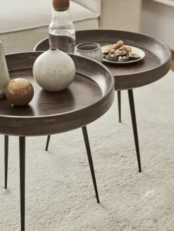 Runder Beistelltisch Bowl aus Mangoholz