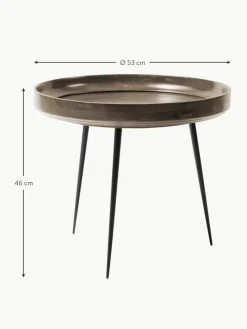 Runder Beistelltisch Bowl aus Mangoholz