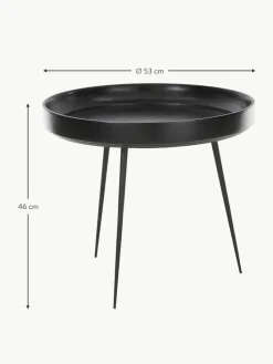 Runder Beistelltisch Bowl aus Mangoholz