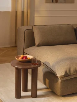 Runder Beistelltisch Didi aus Eichenholz